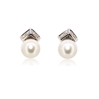 Orecchini Salvini Donna in Oro bianco Diamante 0.06 Ct AOP29196 - AOP29196